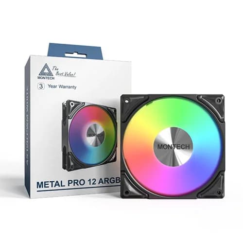 Montech Metal Pro 12 ARGB PWM 120mm Cabinet Fan